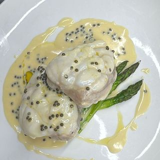Rape con beurre blanc de caviar
