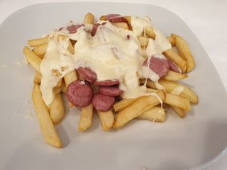 Patatine con Würstel