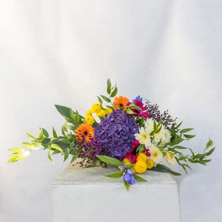 Bukiet kwiatów różnokolorowych