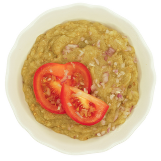 Salata de vinete coapte cu ceapa (de post)