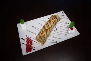 Clatita cu ciocolata si banane