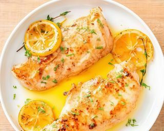 Pollo con mantequilla