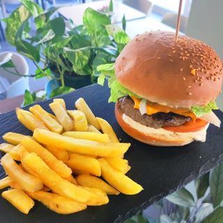 Hamburguesa Con Bacon/Queso Menu