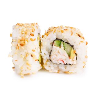 Sake crema maki de salmón sésamo (8 uds.)