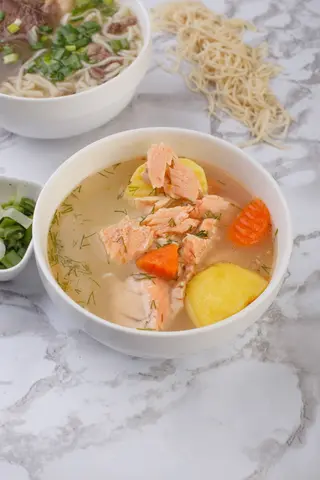 Уха из семги