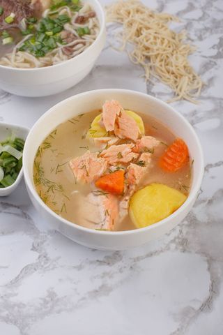 Уха из семги