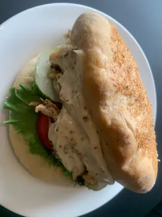 Chicken Puff Sandwich