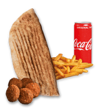 Rollo Wegetariańskie (średnie), frytki, Coca Cola 0.33l
