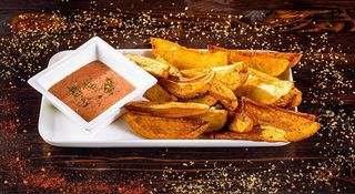 მექსიკური კარტოფილი სოუსით/Mexican Potatoes with Sauce 