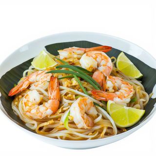 181c. Langostino con verduras fresca