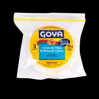 Arepa De Maiz Rellena Queso Goya 3ud.