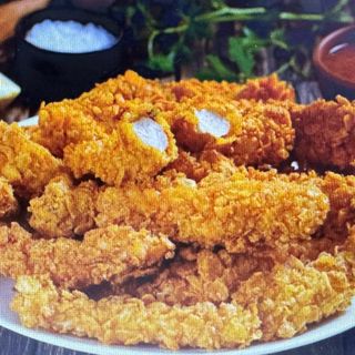 Tiras de Frango Panadas