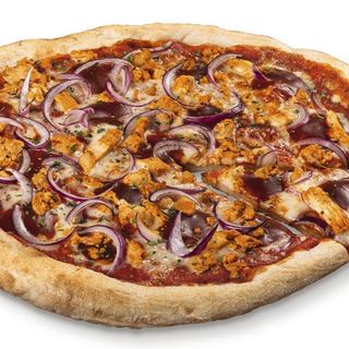 Pizza pollo al barbecue