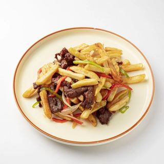 Фри с мясом