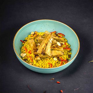 Vegan Chicken & Bulgur Bowl