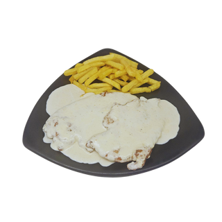 Pechugas De Pollo a la Crema de Quesos 