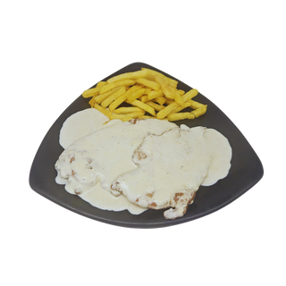 Pechugas De Pollo a la Crema de Quesos 