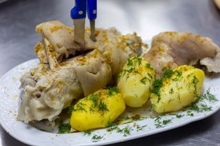 ბურვაკის მთლიანი კანჭი (მოხარშული)