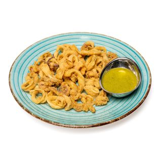 Хрупкави калмари по гръцки