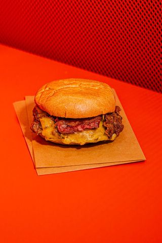 Bacon CSB-smash burger