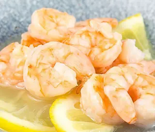 Gamberetti con limone
