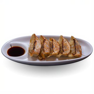 Gyoza di pollo alla piastra