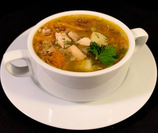 Гречаний суп з куркою (350г)