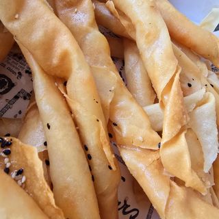 CRUJIENTE DE LANGOSTINOS