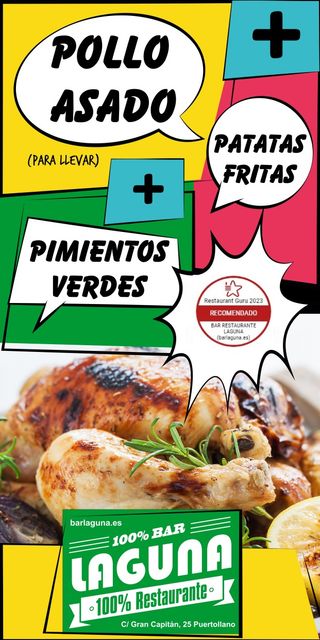 Pollo Asado Con Patatas Y Pimientos