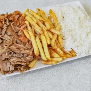  Shawarma Con Patatas Y Arroz