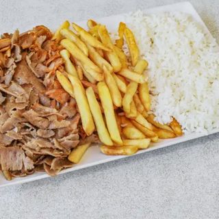  Shawarma Con Patatas Y Arroz