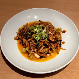 Maiale con verdure piccante