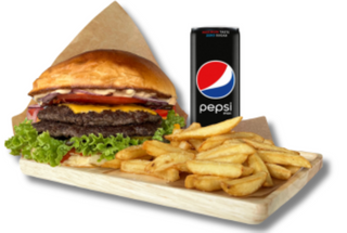 Burger Spicy Stuff w zestawie