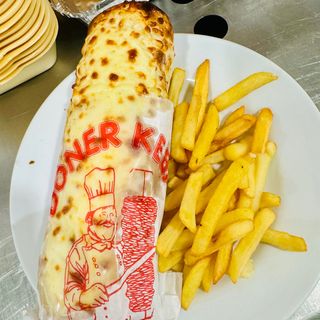 rollo kebab gratinado 