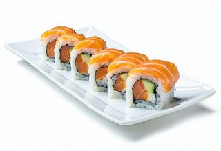 Uramaki salmone