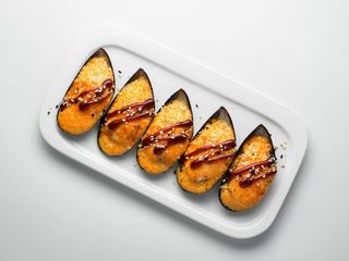 Мидии запеченные