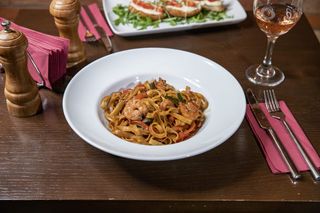 Tagliatelle cu creveți