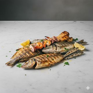 Grigliata mista di pesce WLABOTTEATUTTI (Piatto Unico)