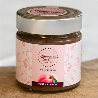 Confettura di pesca bianca 250 g