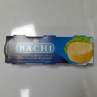 Atún en aceite de girasol. Pack de 3 latas.