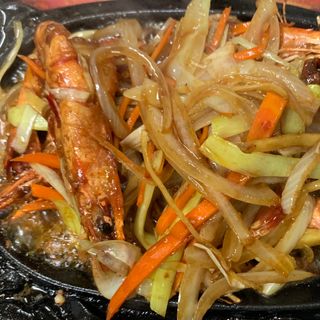 langostinos a la plancha