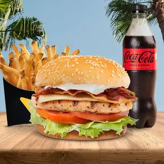 Menú Bacon Extreme Grilled Chicken Burger
