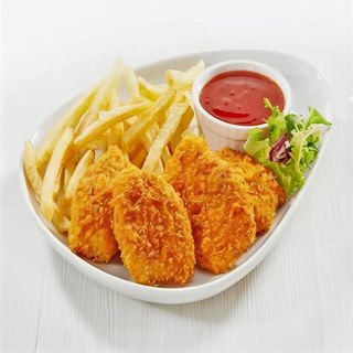 Nuggets De Pollo Y Patatas Al Horno (8 Uds.)