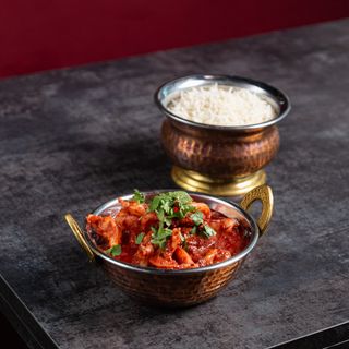 Vindaloo curry z krewetkami