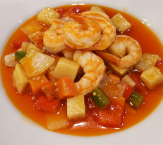 Gambas com Piripiri