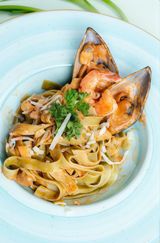 Pâtes Tagliatelles Fruits De Mer
