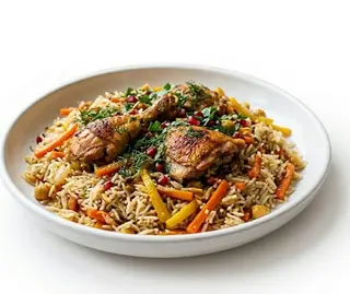 Плов с  курицей