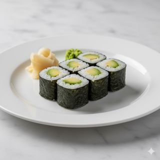 Maki de aguacate 8 pzs.