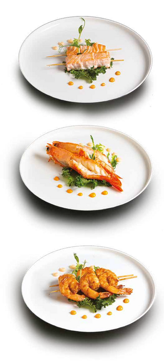 092 Gamberi (mazzancolle) alla griglia - 2 pezzi