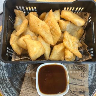 Frittelle con salsa shell